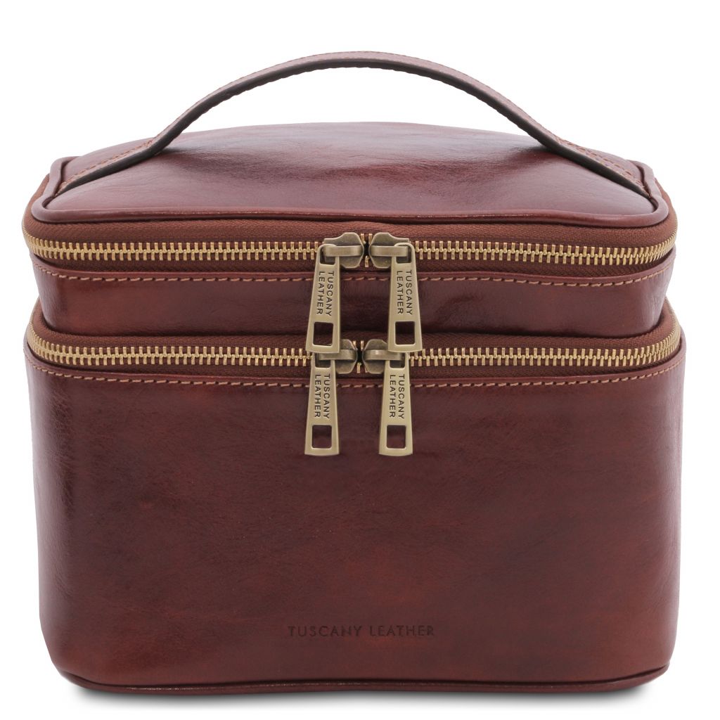 eliot-leather-toiletry-bag-tl142045 - Ruskea