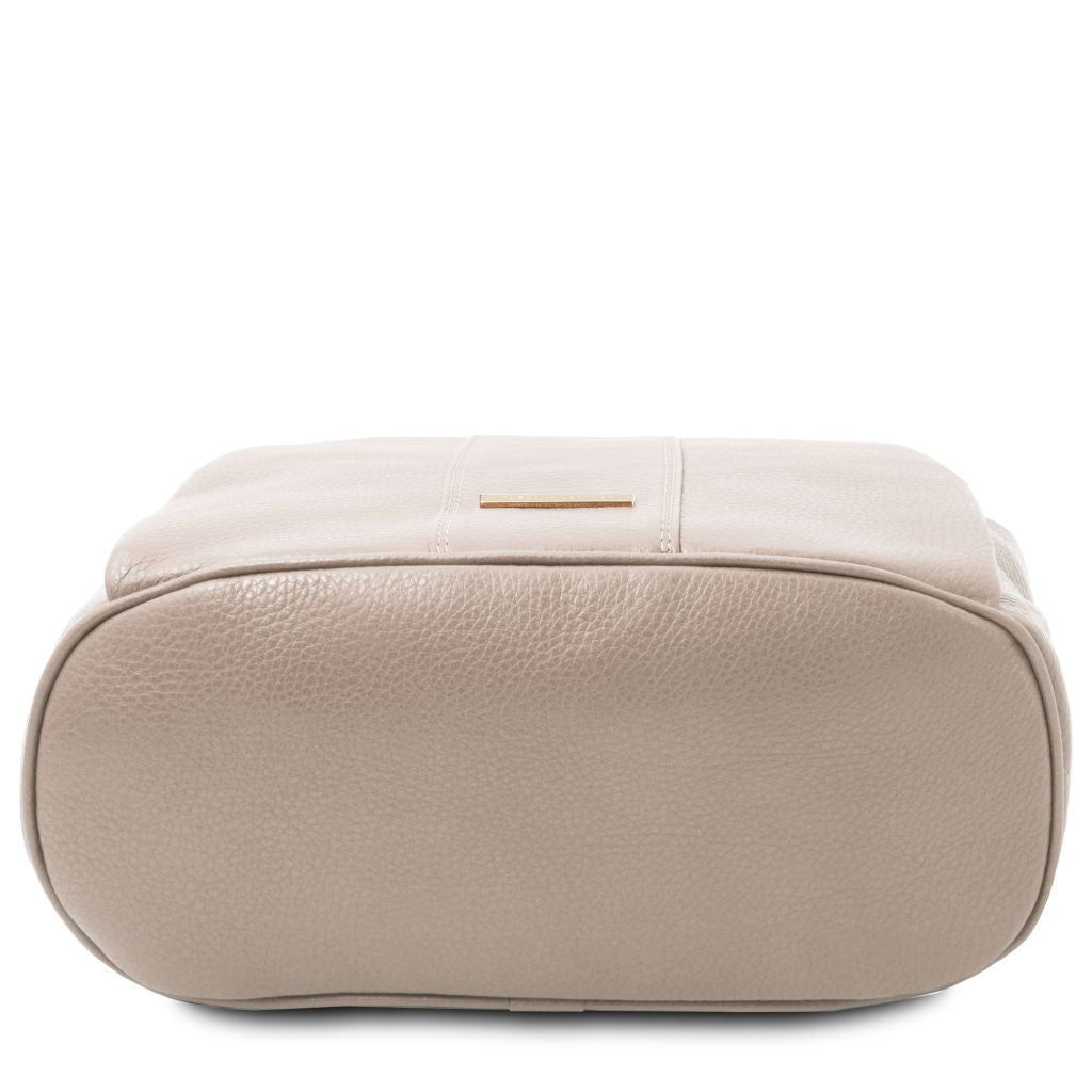 tl-bag-soft-leather-backpack-tl142138 - Vaalea taupe - kuva 4