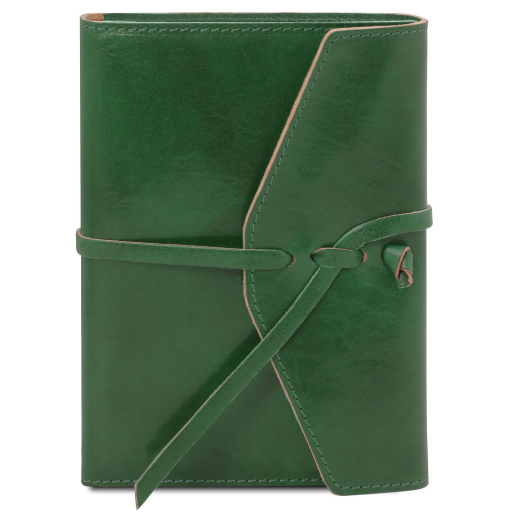 leather-journal-notebook-tl142027 - Metsänvihreä