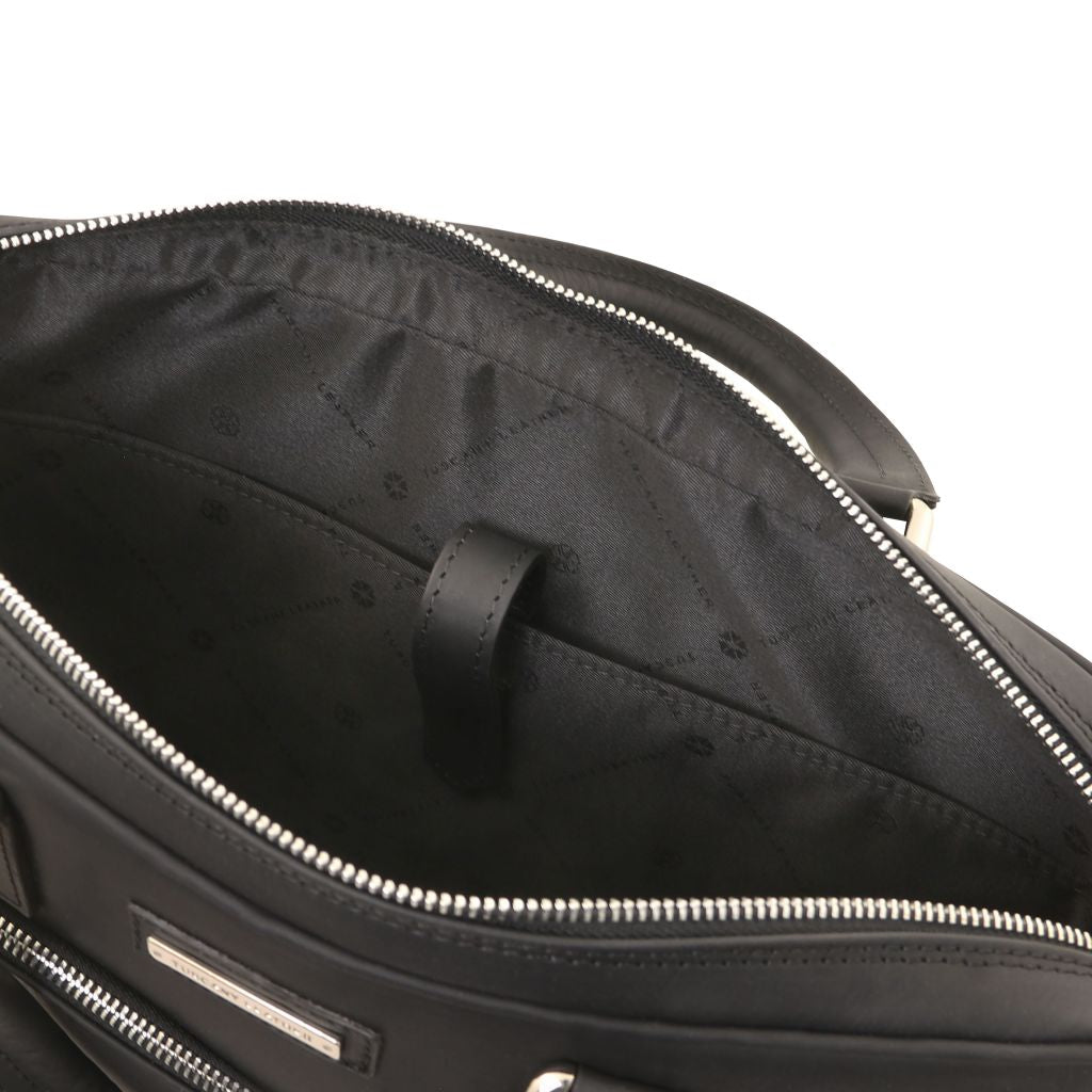 ferrara-leather-laptop-briefcase-tl142620 - Musta - kuva 5