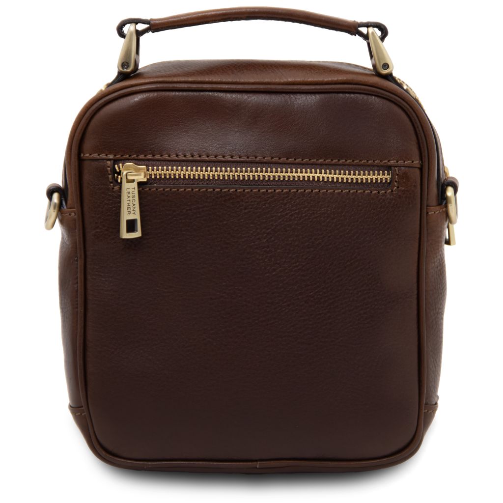 paul-leather-crossbody-bag-tl142457 - Tummanruskea - kuva 3
