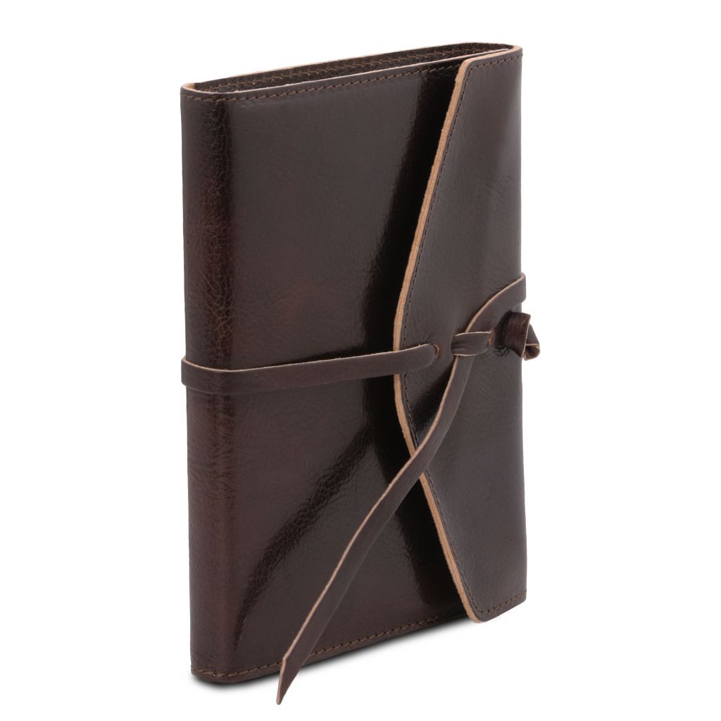 leather-journal-notebook-tl142027 - Tummanruskea - kuva 2