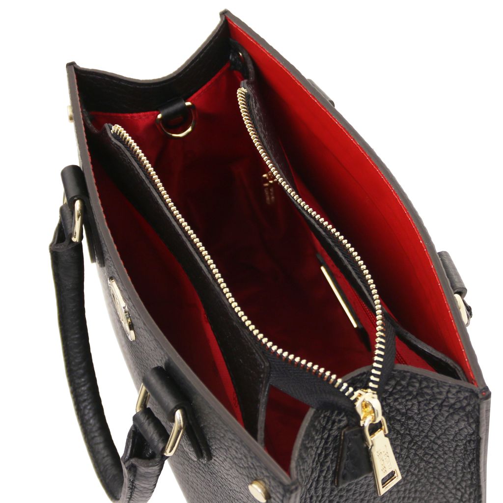 dama-leather-handbag-tl142565 - Musta - kuva 5