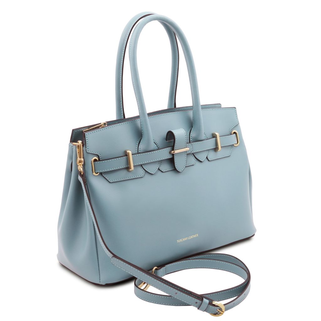 tl-bag-leather-handbag-tl142174 - Vaaleansininen - kuva 2