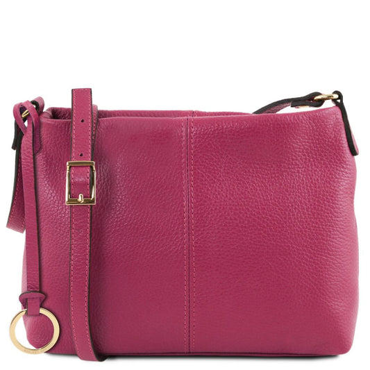 tl-bag-soft-leather-shoulder-bag-tl141720 - Fuksia