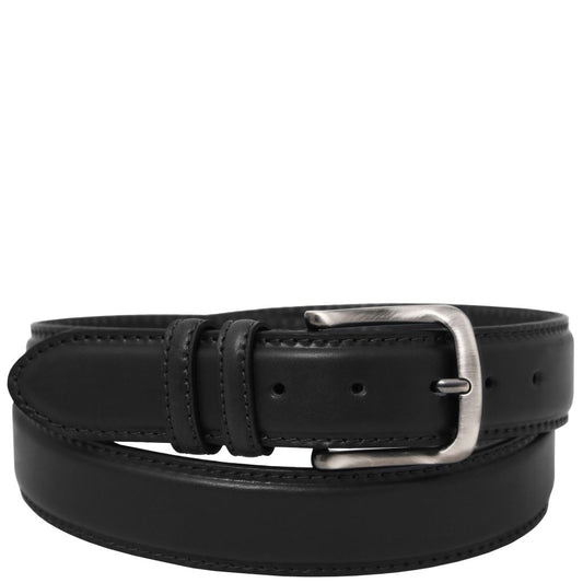 classic-tuscan-padded-leather-belt-40mm-tl142529 - Musta