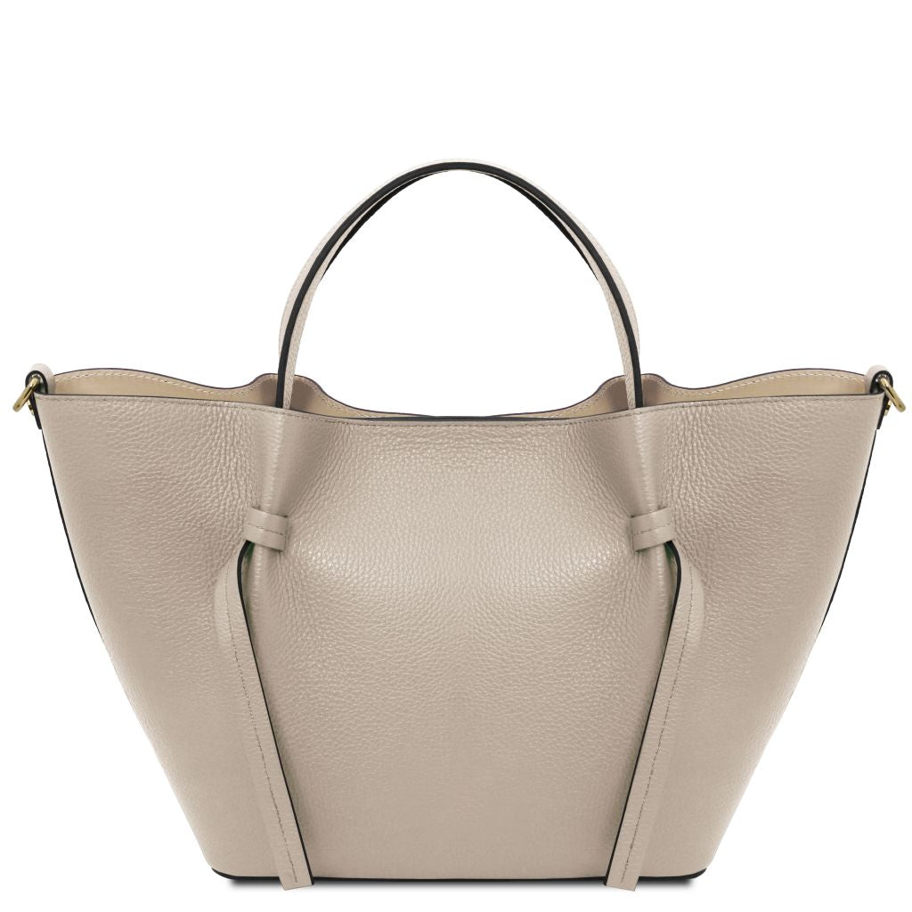 legame-leather-shopping-bag-large-size-tl142481 - Vaalea taupe - kuva 3