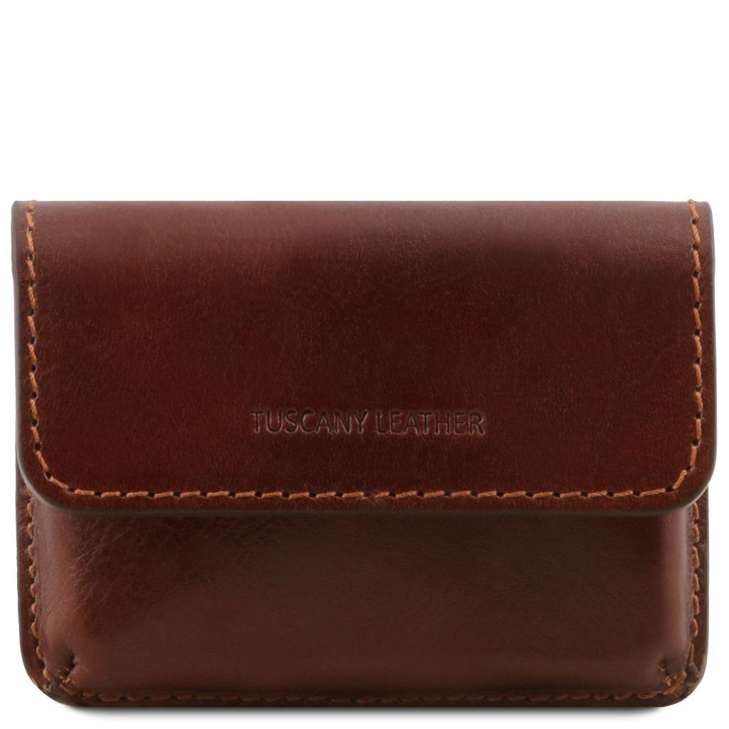 exclusive-leather-business-cards-holder-tl141378 - Ruskea