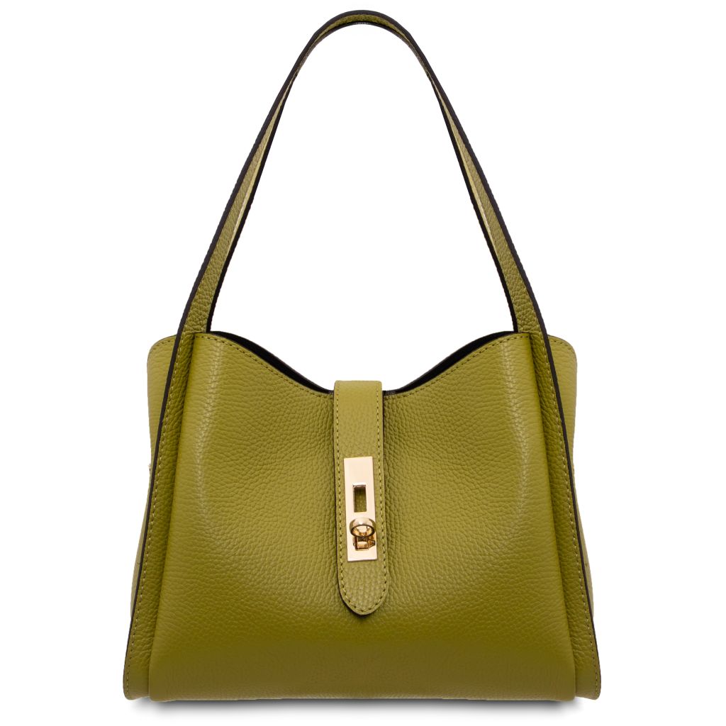 soave-soft-leather-handbag-tl142583 - Vihreä