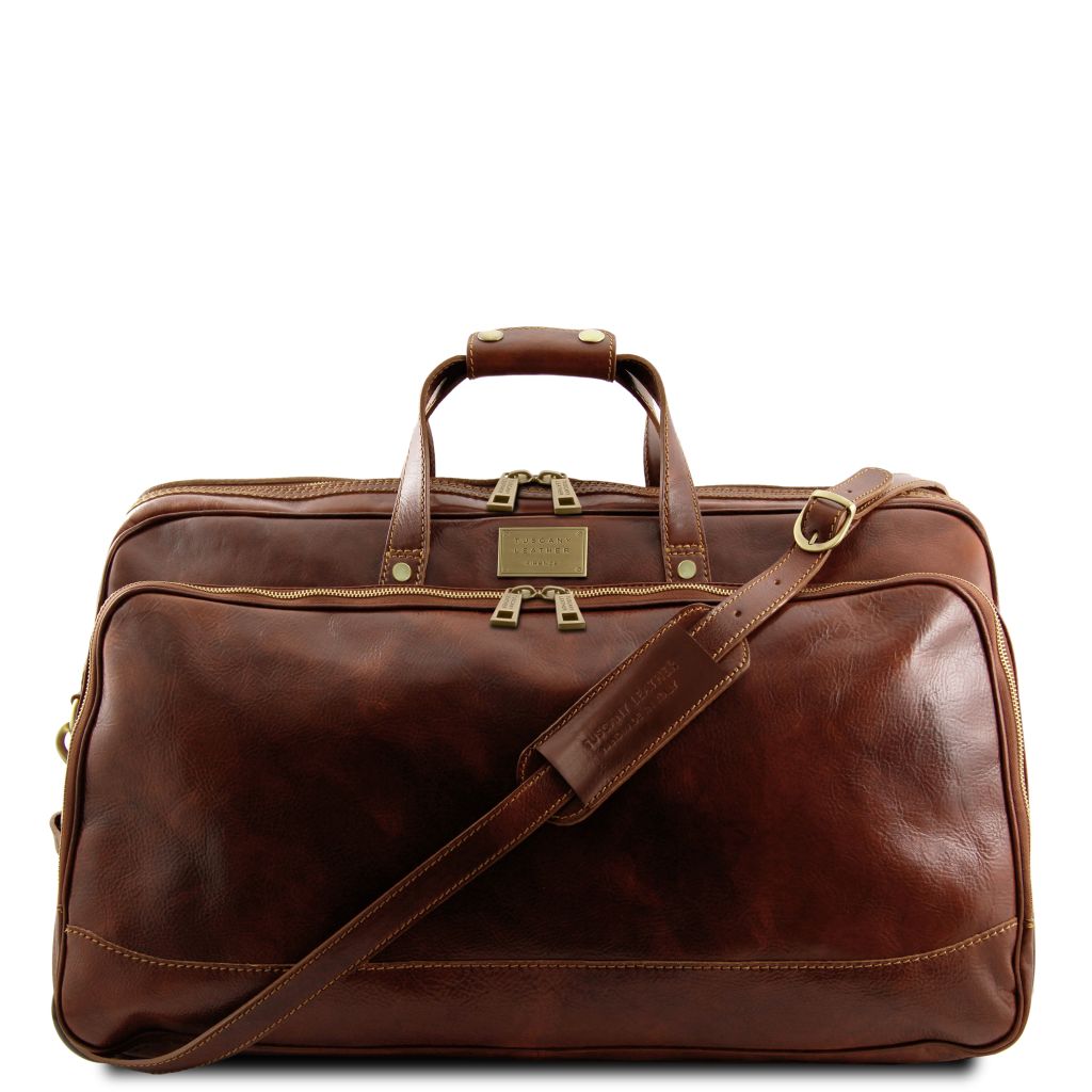 bora-bora-trolley-leather-bag-small-size-tl3065 - Ruskea