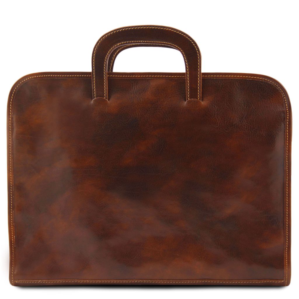 sorrento-document-leather-briefcase-tl141022 - Ruskea - kuva 4