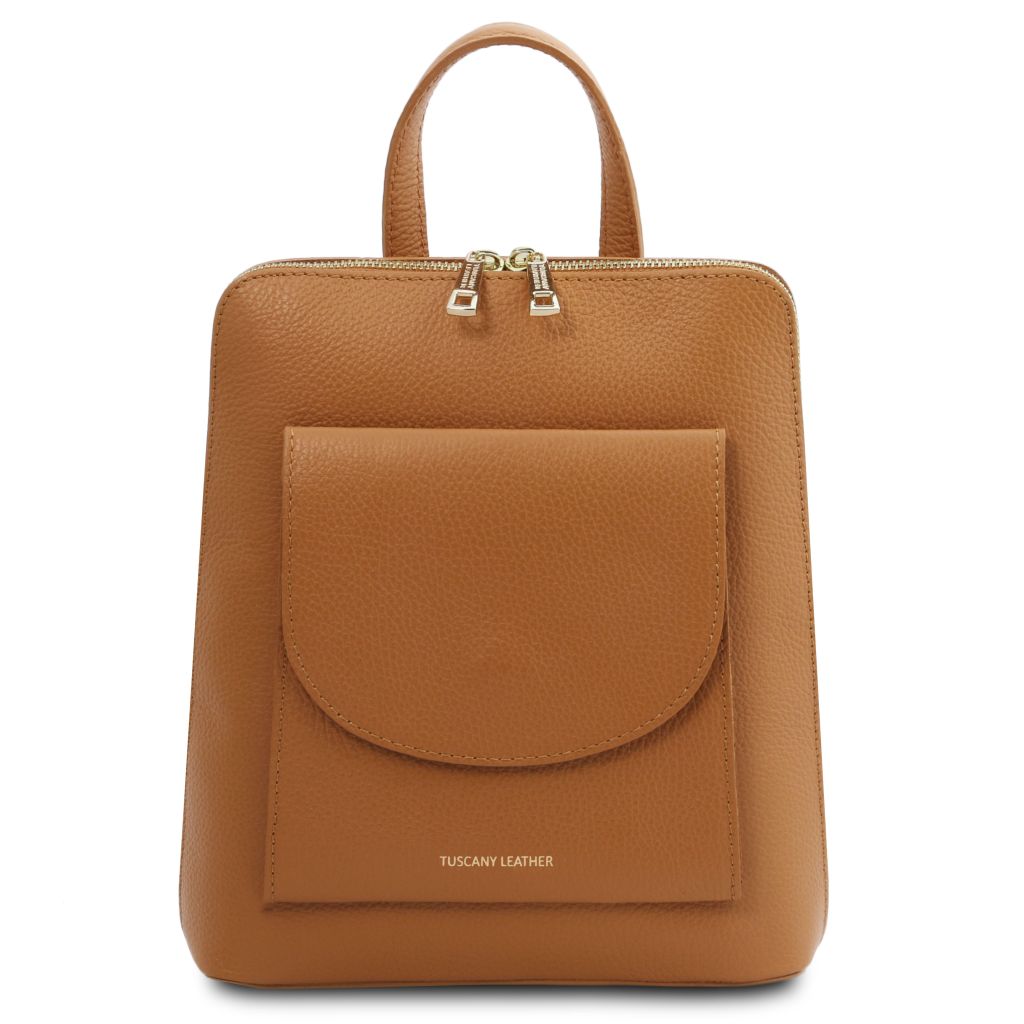 tl-bag-small-leather-backpack-for-women-tl142092 - Konjakki