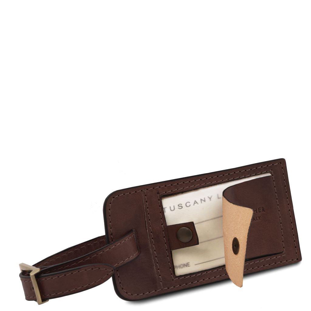 tl-voyager-travel-leather-duffle-bag-large-size-tl141794 - Tummanruskea - kuva 4