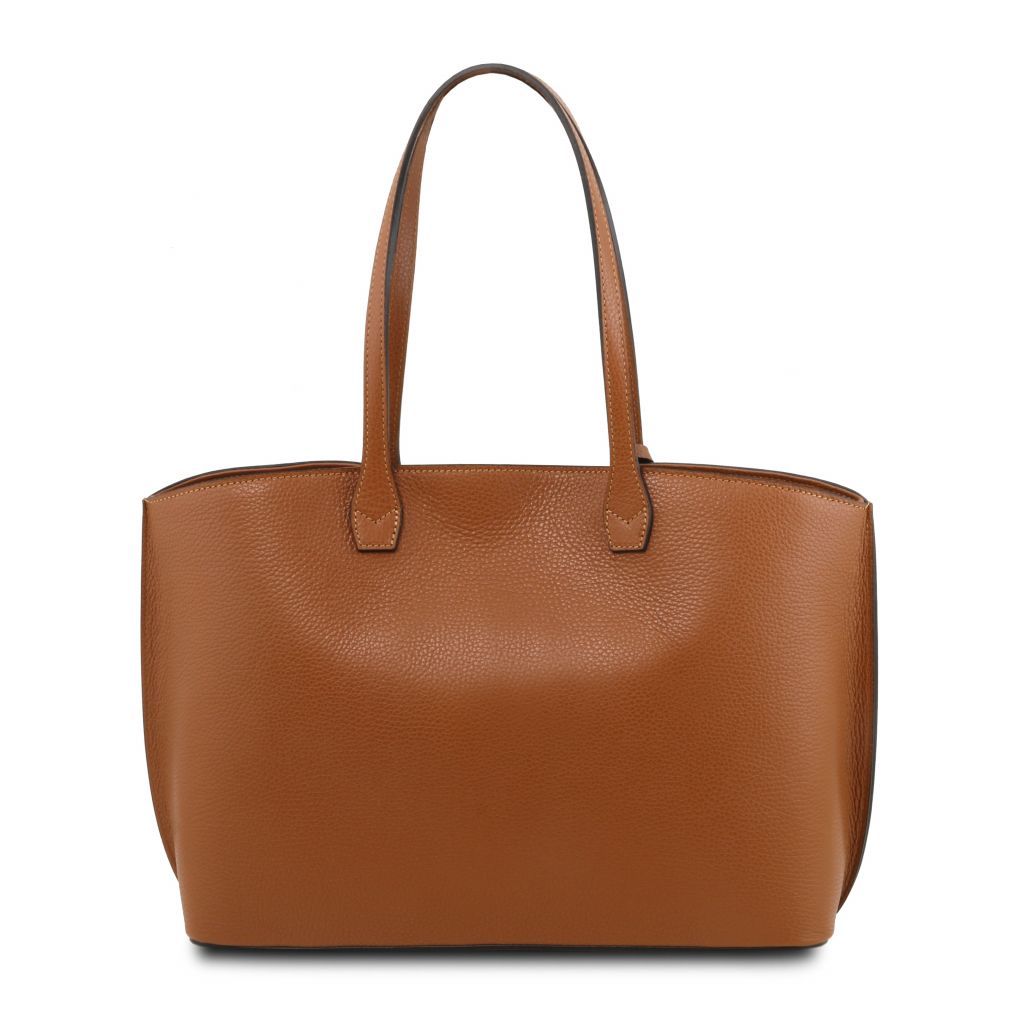 tl-bag-leather-shopping-bag-tl141828 - Konjakki - kuva 3