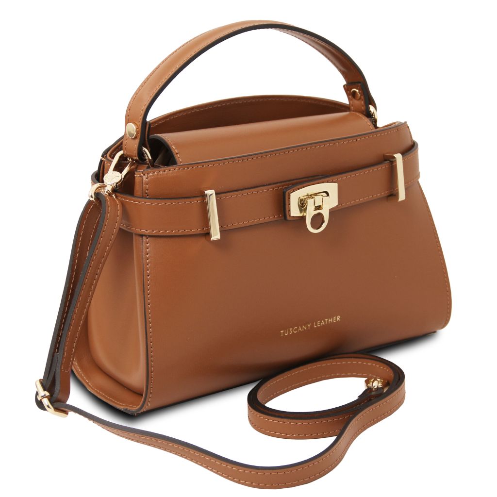 maisy-leather-tote-tl142459 - Konjakki - kuva 2