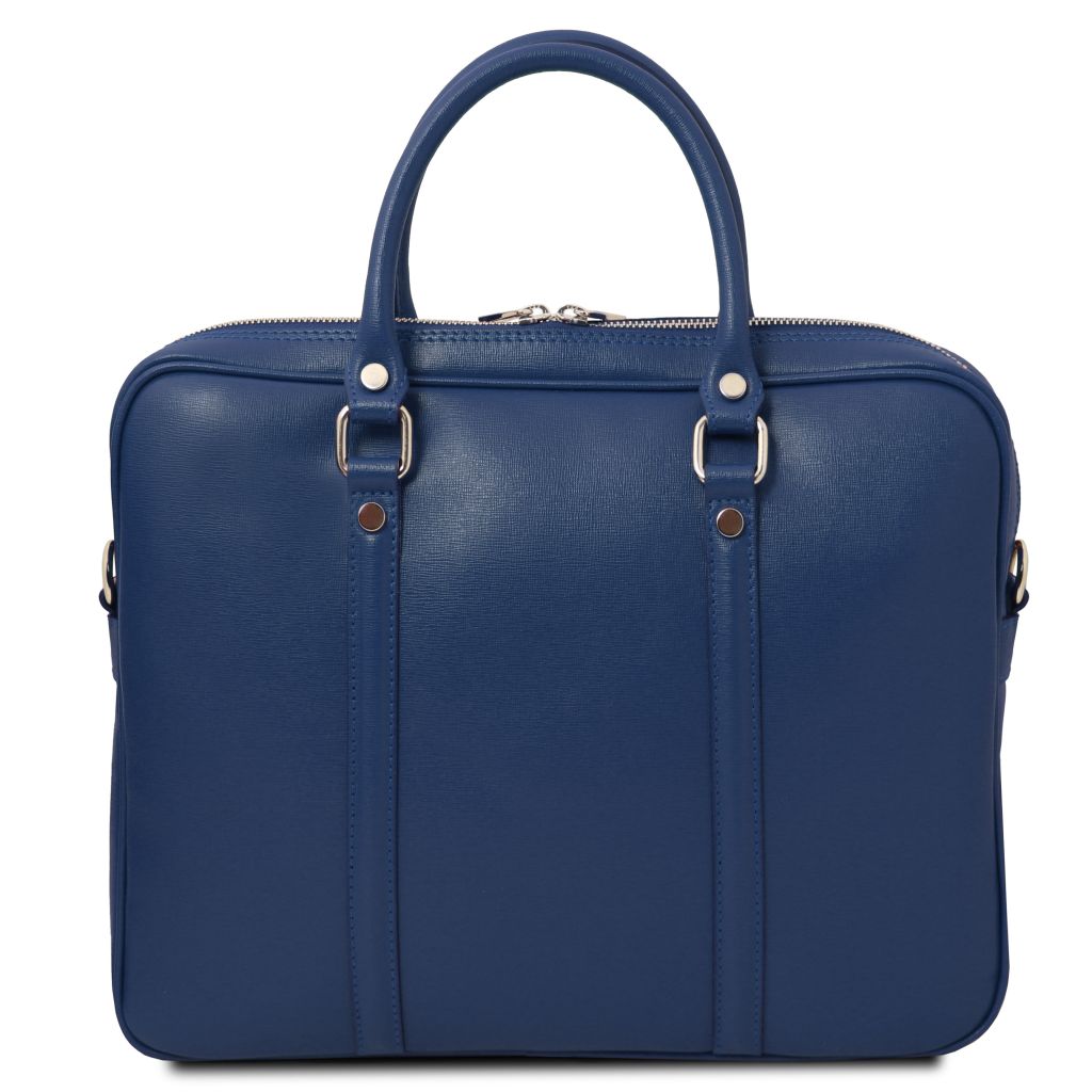 prato-exclusive-saffiano-leather-laptop-case-tl142453 - Tummansininen - kuva 3