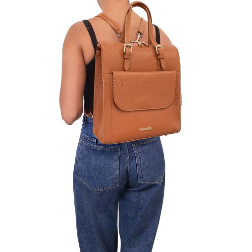 tl-bag-leather-backpack-for-women-tl142211 - Light Taupe - kuva 7
