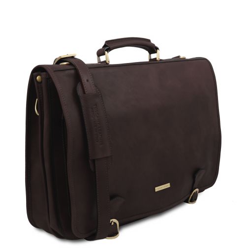 ancona-leather-messenger-bag-tl142073 - Tummanruskea - kuva 2