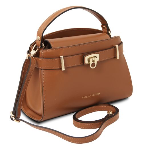 maisy-leather-tote-tl142459 - Konjakki - kuva 2