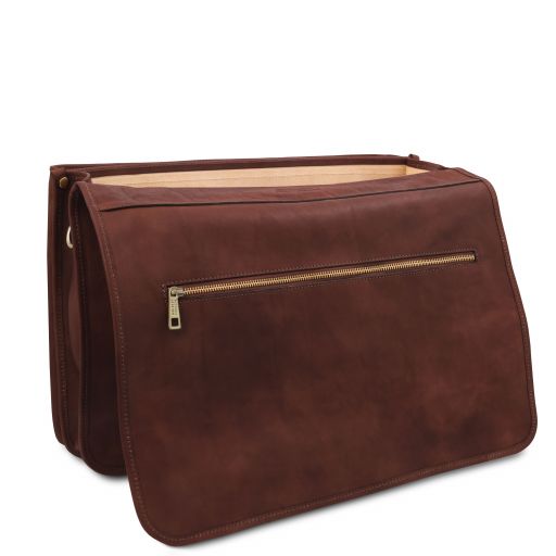 ancona-leather-messenger-bag-tl142073 - Ruskea - kuva 5