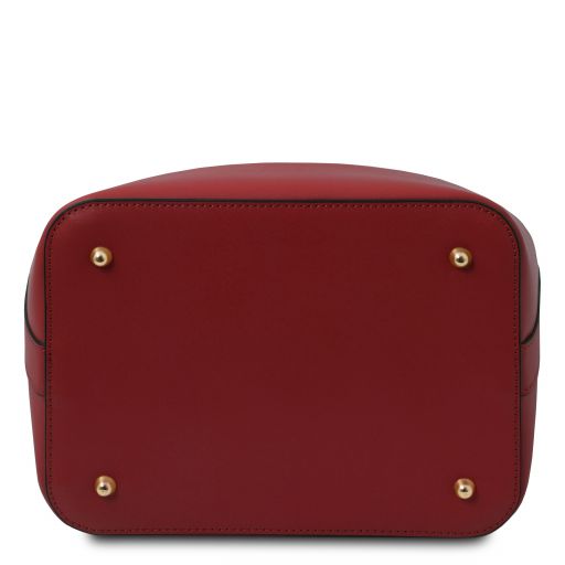 vittoria-leather-bucket-bag-tl141531 - Punainen - kuva 3