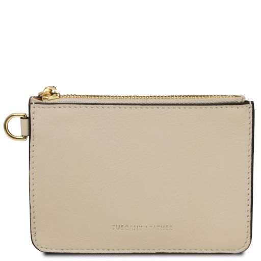 leather-card-holder-with-handle-tl142544 - Beige - kuva 3