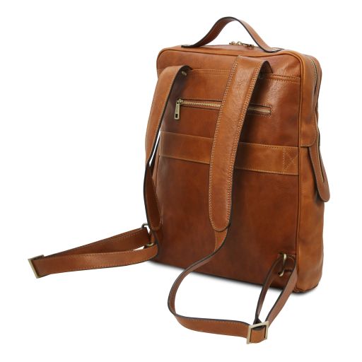 bangkok-leather-laptop-backpack-large-size-tl142336 - Ruskea - kuva 4