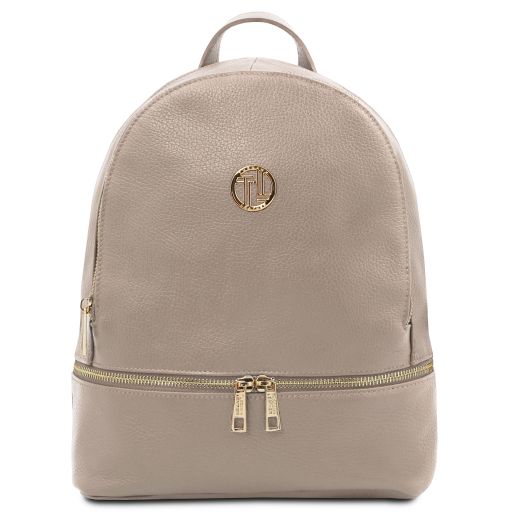 tl-bag-soft-leather-backpack-tl142280 - Light Taupe