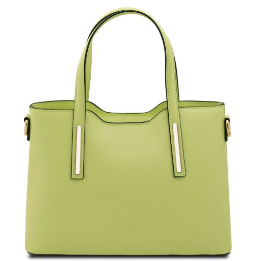 olimpia-leather-tote-small-size-tl141521 - Limenvihreä - kuva 3