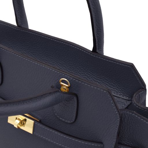 origami-leather-tote-tl142507 - Tummansininen - kuva 6