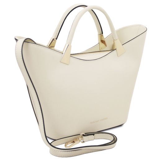 tl-bag-leather-handbag-tl142287 - Beige - kuva 2