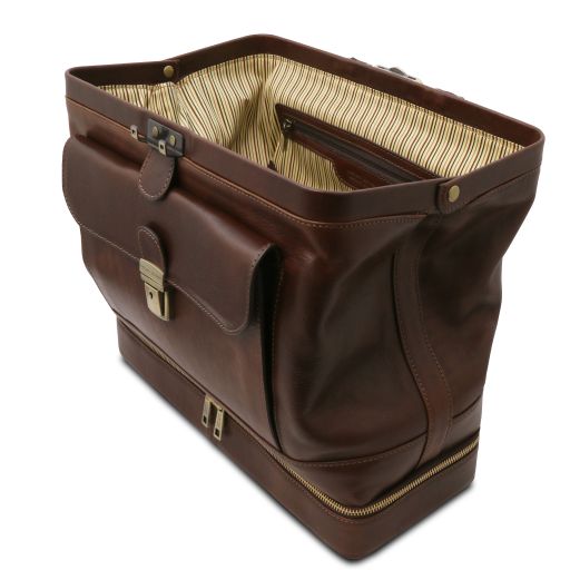 giotto-exclusive-double-bottom-leather-doctor-bag-tl142344 - Tummanruskea - kuva 7