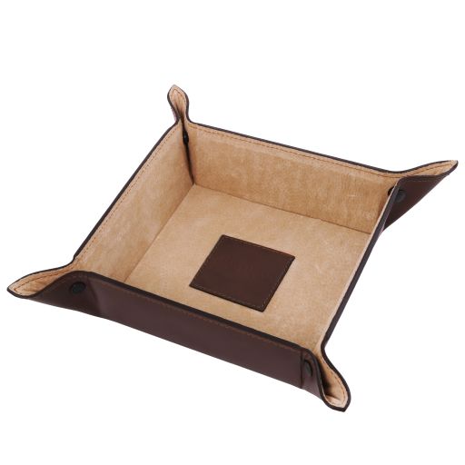 exclusive-leather-valet-tray-large-size-tl141271 - Tummanruskea - kuva 2