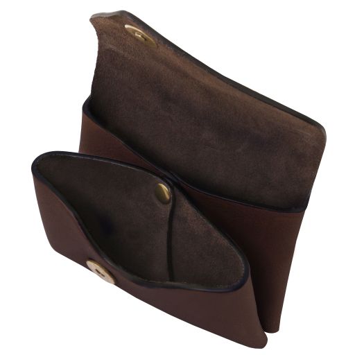 leather-coin-purse-tl142572 - Tummanruskea - kuva 4
