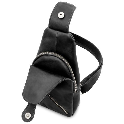 kevin-leather-crossover-bag-tl142423 - Musta - kuva 4