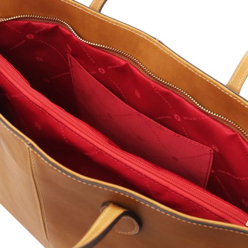 essenza-leather-shoulder-bag-tl142612 - Luonnonväri - kuva 7