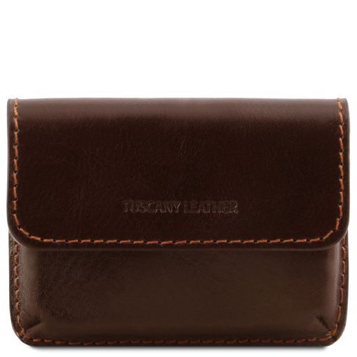 exclusive-leather-business-cards-holder-tl141378 - Tummanruskea