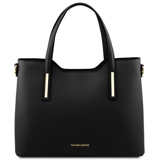 olimpia-leather-tote-tl141412 - Musta