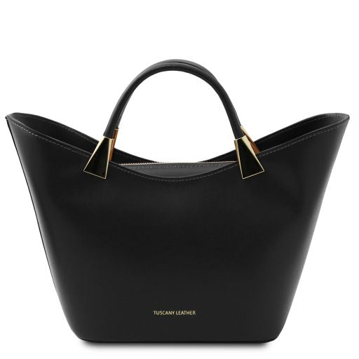 tl-bag-leather-handbag-tl142287 - Musta