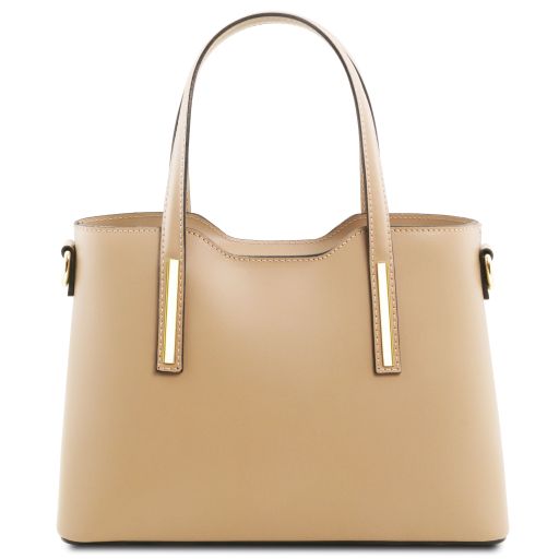olimpia-leather-tote-small-size-tl141521 - Champagne - kuva 3