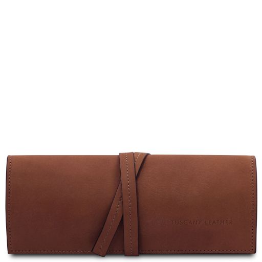 leather-jewellery-case-tl142625 - Ruskea