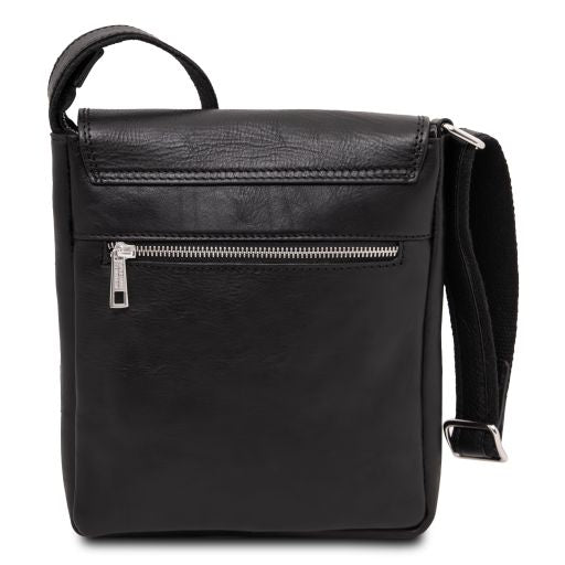 jimmy-leather-crossbody-bag-for-men-with-front-pocket-tl141407 - Musta - kuva 3