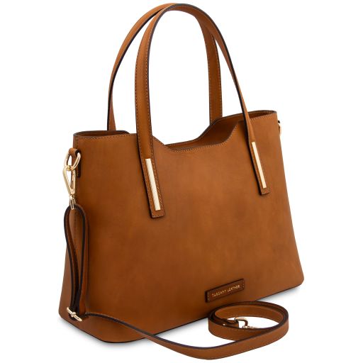 olimpia-leather-tote-tl142561 - Luonnonväri - kuva 2