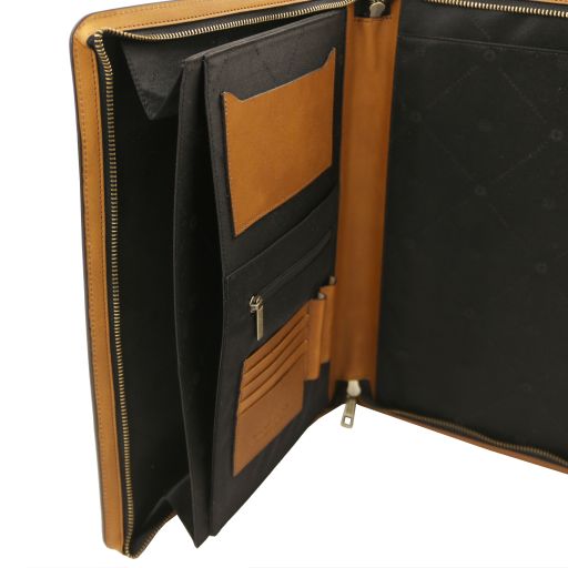 tiberio-leather-document-case-tl142556 - Ruskea - kuva 6