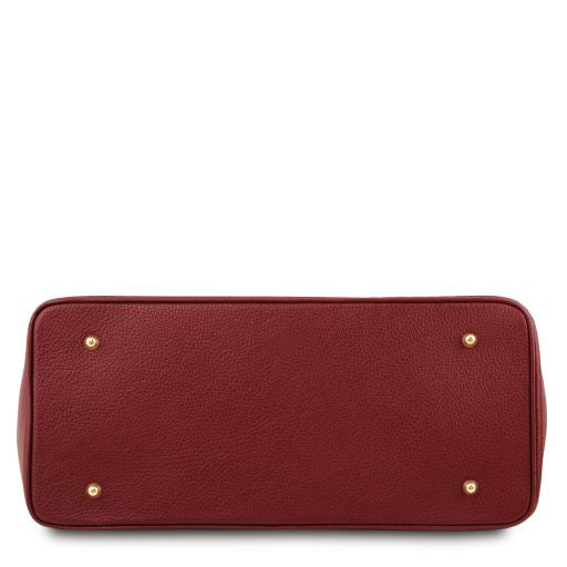 tl-bag-leather-handbag-with-golden-hardware-tl141529 - Punainen - kuva 4