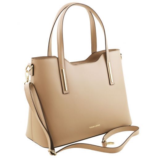 olimpia-leather-tote-tl141412 - Champagne - kuva 2