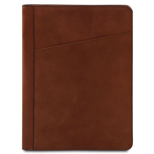 tiberio-leather-document-case-tl142556 - Ruskea