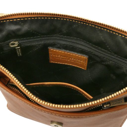 john-leather-crossbody-bag-for-men-with-front-zip-tl141408 - Luonnonväri - kuva 7
