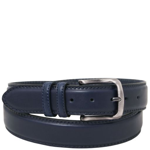 classic-tuscan-padded-leather-belt-40mm-tl142529 - Tummansininen