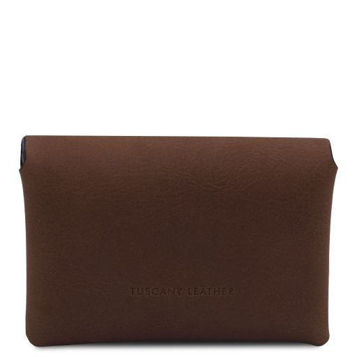 leather-coin-purse-tl142572 - Tummanruskea - kuva 3